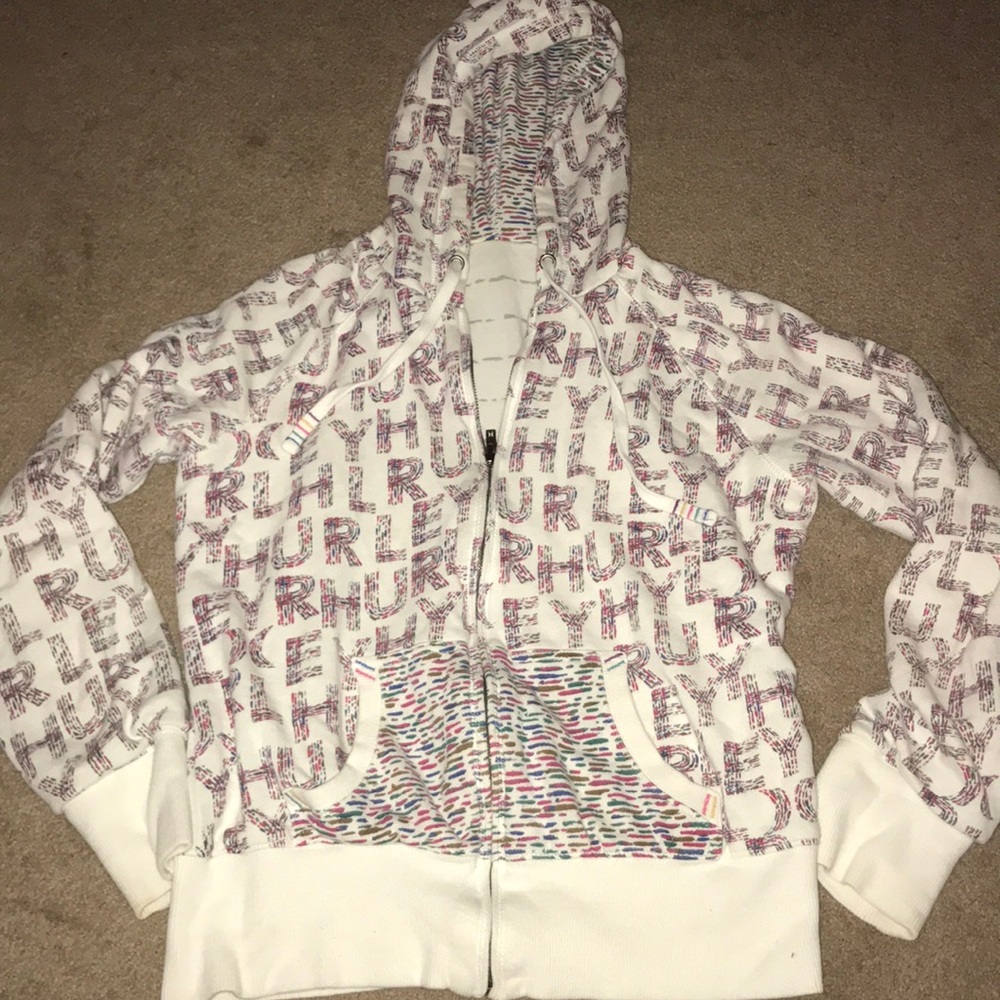 Hurley Reversible zip up hoodie